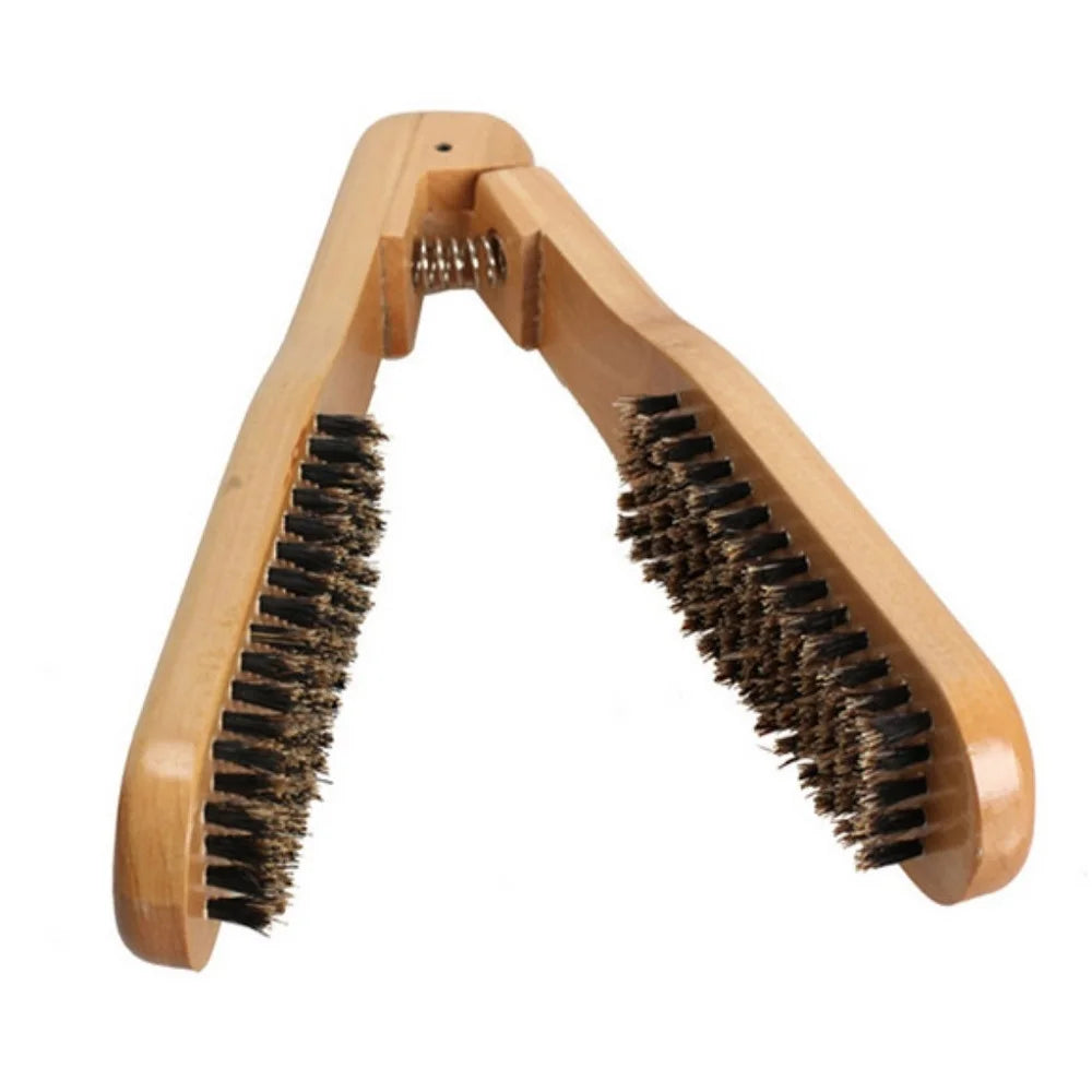 Wooden Hair Straightening Comb Brush – Heatless Natural Hair Smoother